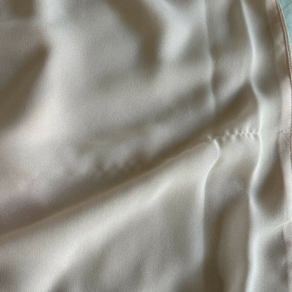 NWOT Blush Ruffled Chiffon Midi Wrap Flowy Dress Pink Size 12 - Picture 10 of 10